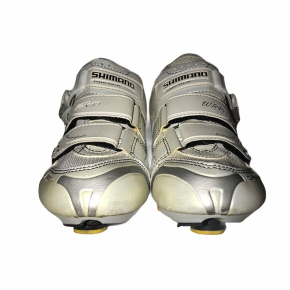 Shimano WR40 White Road Bike Cycling Shoes Womens 6.5 Adjustable Straps - Picture 2 of 8